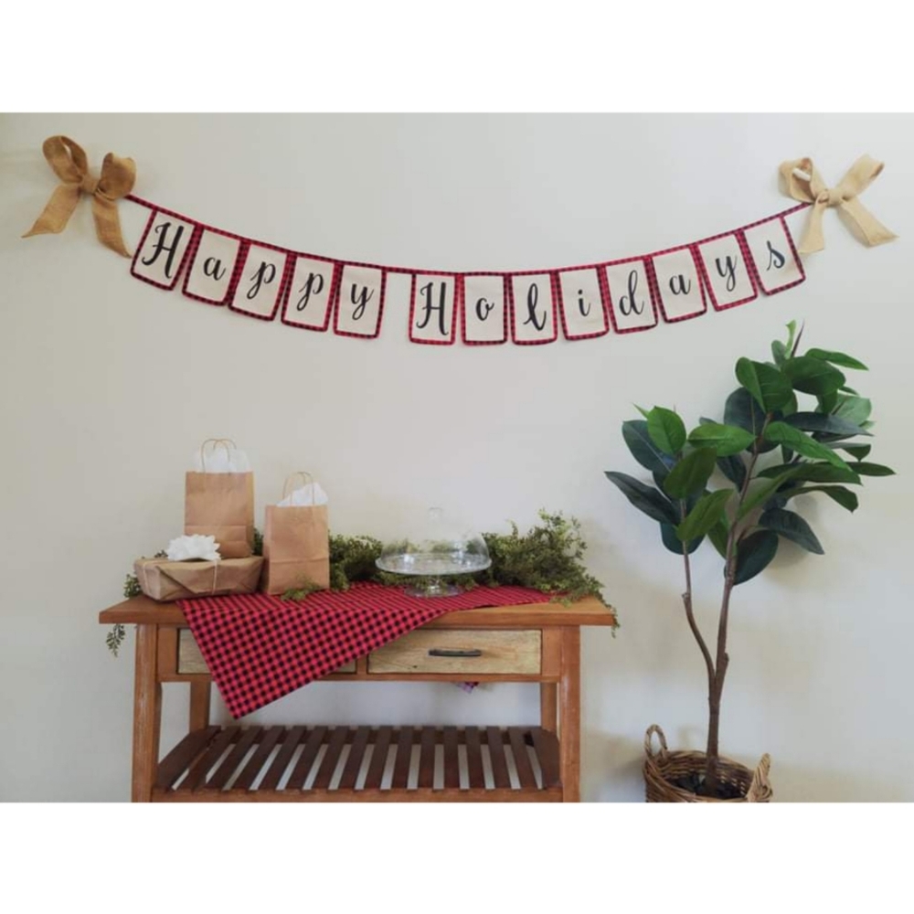 Reusable Holiday Banner